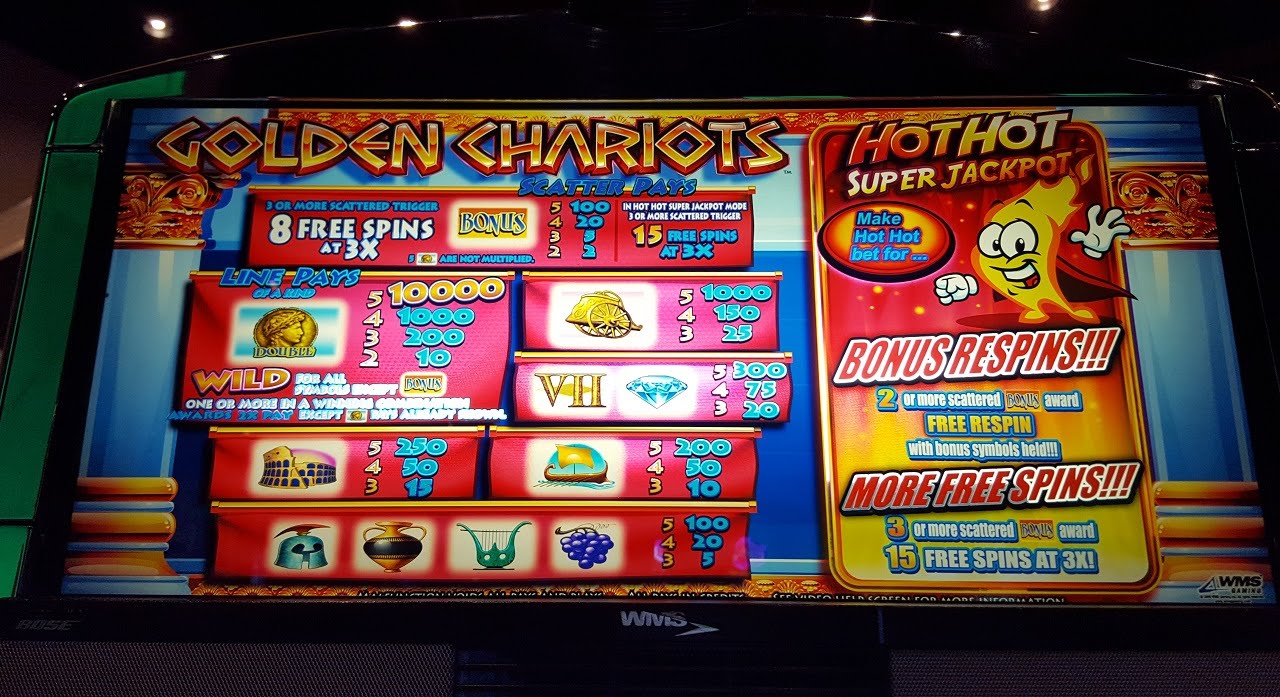 Golden chariots slot machine